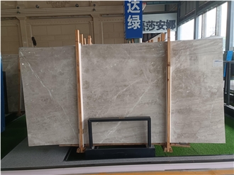 Goldtop New Quarry Natural Milan Grey Marble Tiles Slabs