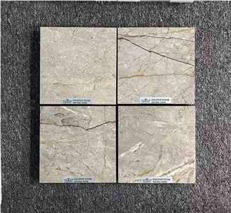 Goldtop New Quarry Natural Normandy Grey Marble Tiles Slabs