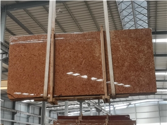 Goldtop New Quarry Natural Rosso Verona Marble Tiles Slabs