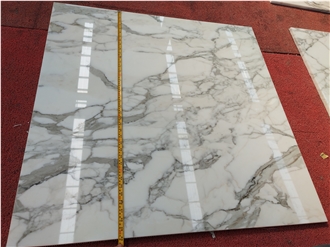 Goldtop OEM Natural Calacatta White Marble Floor Tiles