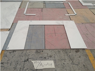 GOLDTOP OEM/ODM Natural Elba White Marble Tiles