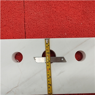 Goldtop Volakas White Marble Countertops For Bath Top