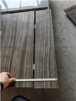 Wooden Vein Texture Brown Color Obama Wood Marble Tiles