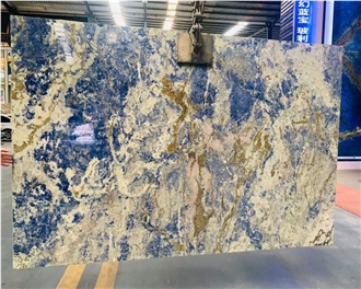 Blue Sodalite Granite Slabs