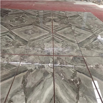 Custom Size Polished Serbian Grey Marble Tiles