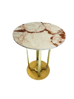 Gold Side Tables With Marble Top Cafe Table Tops