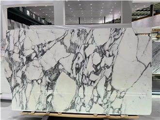 Polished Arabescato Corchia Marble Slab Wall Tiles