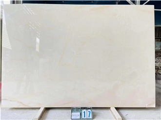 Snow White Onyx Slabs