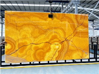 Translucent Orange Onyx Slabs
