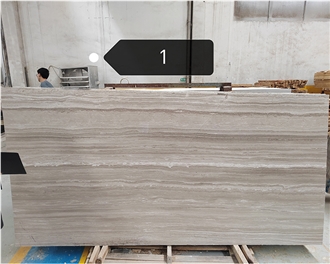 White Wooden Marble Slabs