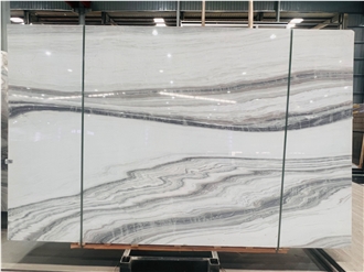 Cloudy White Marble Slabs, Tiles