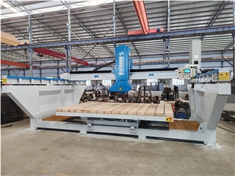 Infrared (Head Chamfering) Bridge Type Stone Cutting Machine