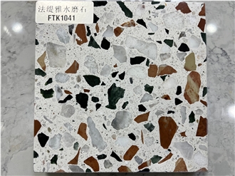 90*90 Terrazzo Slabs For Outdoor Wall Application