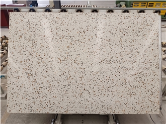 Beige Terrazzo Slabs FTK1023