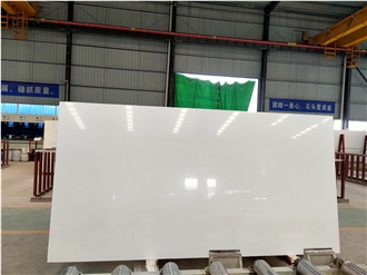 Pure White Artificial Stone Slabs