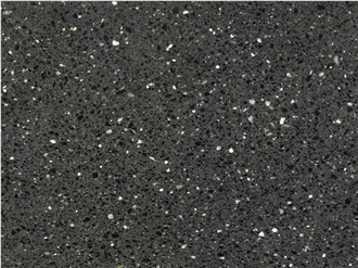Wholesale Factory Cutting Black Terrazzo Floor Tiles
