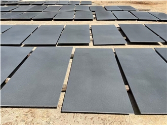 New China Black Basalt Tiles Honed/Flamed