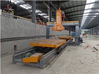 Kerb Stone Edge Cutting Machine With Two Worktables
