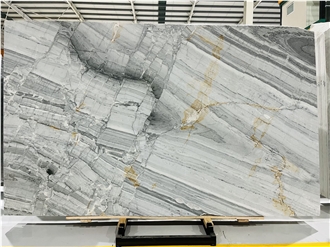 Silver Breccia Marble Slabs