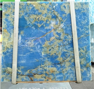 Turquoise Stone Blue Onyx Slabs