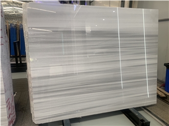 Polished Marmara White Marble Slabs For Floor