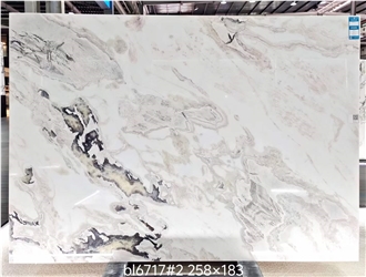 White Picasso Oyster White Marble, Dover White Marble Slabs