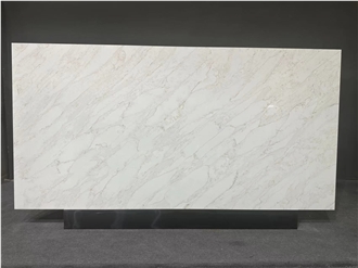 New Design Engineered Stone Slabs White Quartz Slab