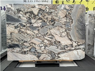 Blue Chinese Bulgari Marble Slabs For Interior Design