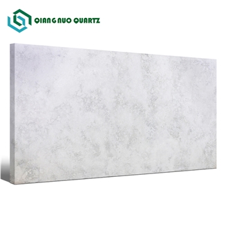 Light Gray Polished High Hardness Quartz Slabs