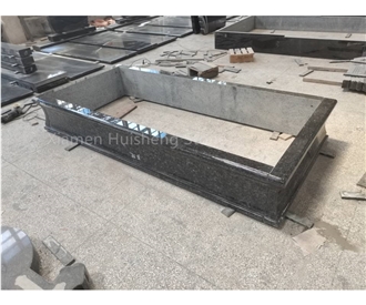 Blue Pearl Granite Monument Custom Design