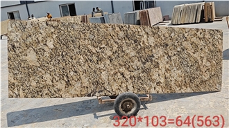 Alaska Gold Granite Wall Slabs