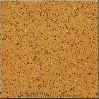 Yellow Indian Quartz Stone Tiles, Slabs