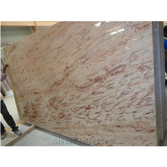 India Ivory Brown Granite Slabs