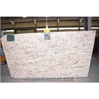 Ivory Brown Granite Slabs