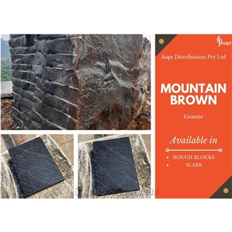 Mountain Brown Granite Blocks