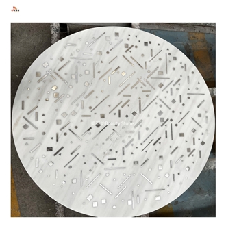 Aluminium Inlay Medallion Round Pattern