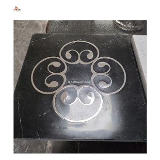 Brass Medallion Decoration Floor Rosette Inlay Construction