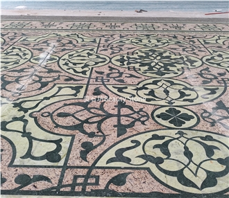Church Inlay Waterjet Medallions Pattern Floor