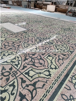Church Inlay Waterjet Medallions Pattern Floor