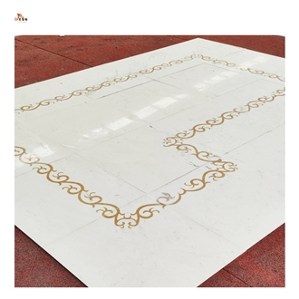 Luxury Villa Hotel Waterjet Marble  Border Decos