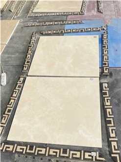 Natural Marble Waterjet  Border Line For Inner Decoration