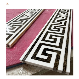 Natural Marble Waterjey Border Decoration Skirting