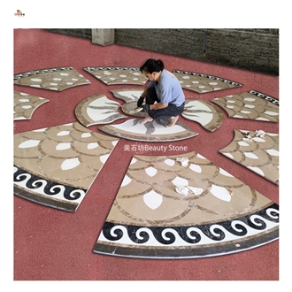 Round Waterjet Medallions Pattern Tiles