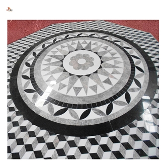 Special Design Inlay Waterjet Pattern Medallion
