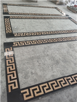 Waterjet Flooring Border Lines For Luxury Public Place