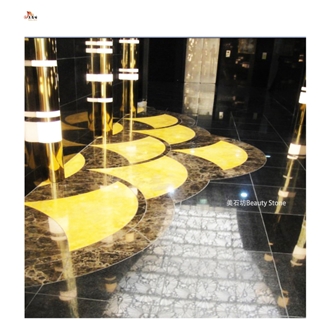 Waterjet Marble Pattern Medallions For Sheraton Seoul Hotel