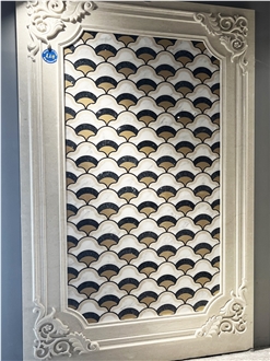 Waterjet Pattern For Wall Decoration Inlay Medallion