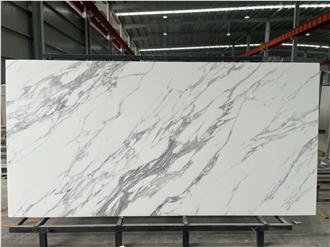 Artificial Calacatta White Sintered Stone Slabs Hot Sale