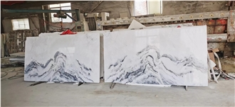 China Snow White Marble Polished Wall Slabs