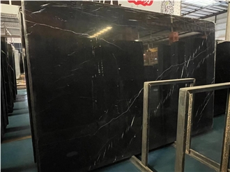 Spain Nero Marquina Marble Polished Slabs